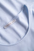 Féraud Damen-Pyjama aus Interlock-Baumwolle Blau