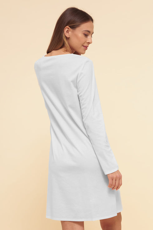 Féraud interlock nightdress, long sleeve 90 cm