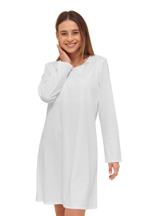 Féraud interlock nightdress, long sleeve 90 cm