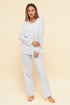Féraud Damen Interlock-Baumwoll-Pyjama Champagne