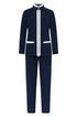 Féraud Lounge-Set mit Zipper und Taschen Navy