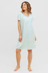Féraud Nightdress – Romantic Lace, with dropped shoulders blue