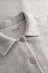 Féraud Damen Morgenmantel Logo-Detail Heather Grey