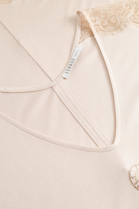 Féraud Nachthemd „Modern Lace“ Natur