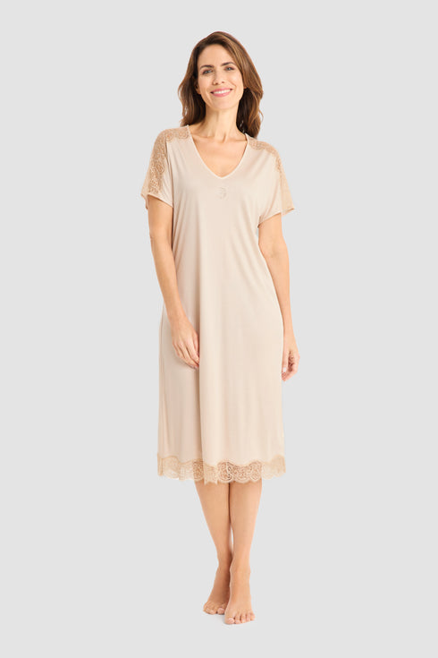 Féraud Nachthemd „Modern Lace“ Natur