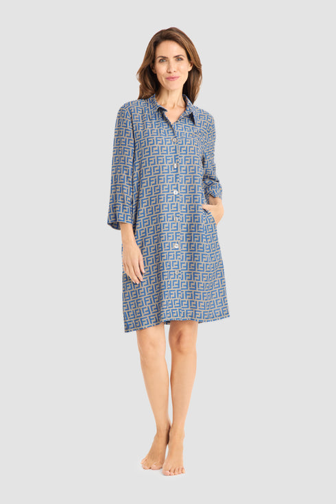 Féraud Blusenkleid im „Logo Letters“