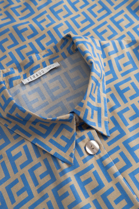 Féraud Blusenkleid im „Logo Letters“
