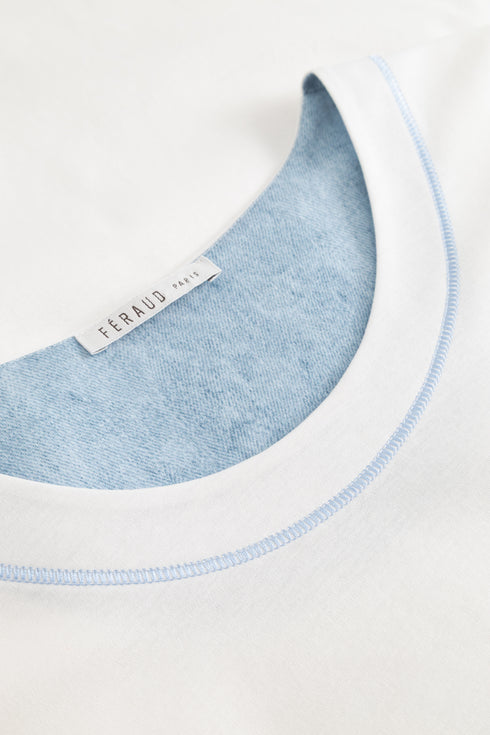 Féraud Halbarm-Shirt „Jeans Logo“