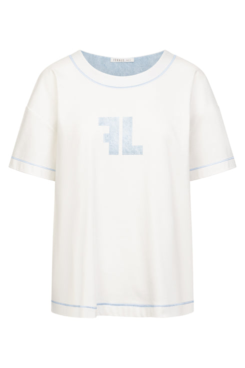 Féraud Halbarm-Shirt „Jeans Logo“