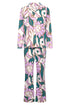 Féraud Damen Langarm-Pyjama Artprint