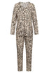 Féraud Damen Langarm-Pyjama (Zebra)