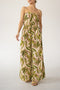 Beige jumpsuit with palm pattern TRUE DESTINATIONS