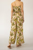 Beige jumpsuit with palm pattern TRUE DESTINATIONS