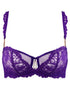 AUBADE Halbschale BH mit Bügel FLOWERMANIA Poison Purple