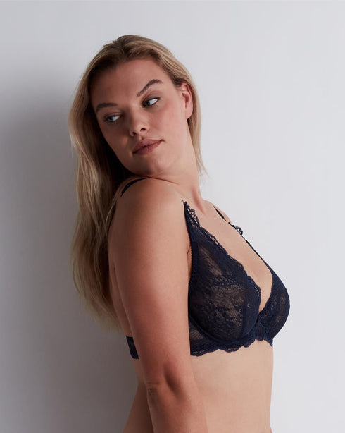 AUBADE Bügel-Triangel BH DANSE DES SENS Evening Blue