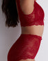 AUBADE Hochgeschnittener Slip DANSE DES SENS Irresistible Red