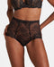 AUBADE Hochgeschnittener Slip DANSE DES SENS Noir