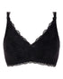 AUBADE Weicher Triangel-Post-OP-BH DANSE DES SENS Noir