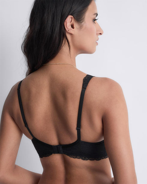 AUBADE Weicher Triangel-Post-OP-BH DANSE DES SENS Noir
