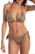 Triangel-Bikini Strass Grün PIN-UP STARS
