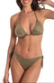 Triangel-Bikini Strass Grün PIN-UP STARS
