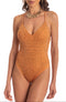 Einteiliger Badeanzug mit Strass Bronzo PIN-UP STARS