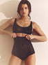 Simone Perele Plume High-Waist-Shaping-Slip Black