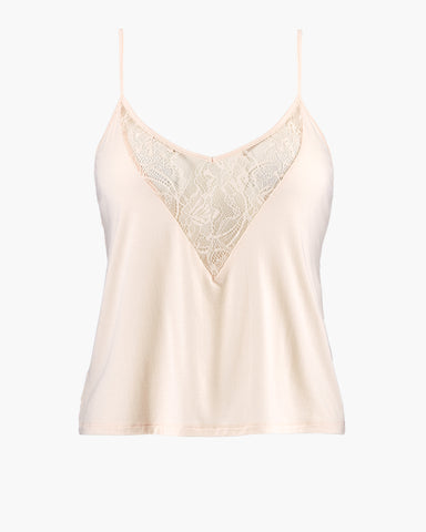 AUBADE Top mit Spaghetti Trägern LAZY DAYS Petal