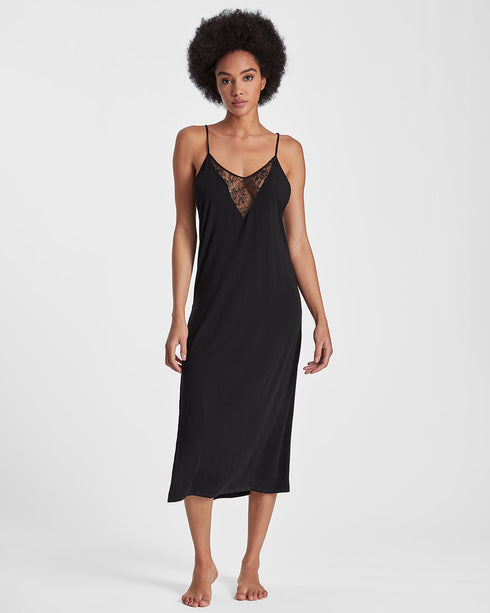 AUBADE Langes Kleid LAZY DAYS Noir