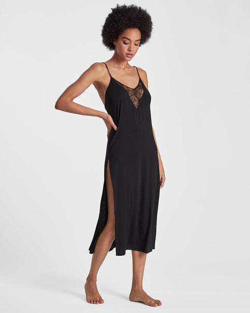 AUBADE Langes Kleid LAZY DAYS Noir