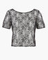 AUBADE Top mit kurzen Ärmeln LAZY DAYS Noir