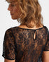 AUBADE Top mit kurzen Ärmeln LAZY DAYS Noir
