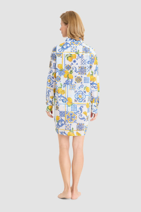 Rösch Oversize-Bluse (Italian Summer) Super Lemon