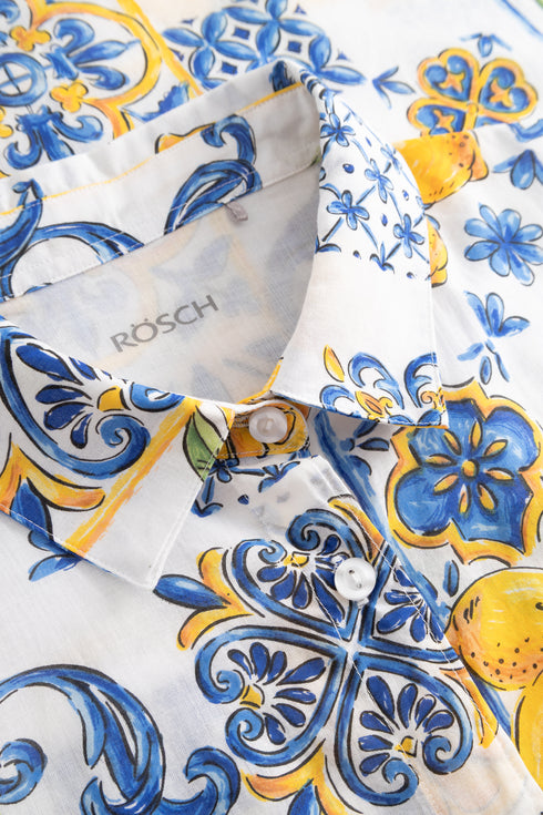 Rösch Oversize-Bluse (Italian Summer) Super Lemon