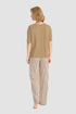 Rösch Schlafanzug Woven Stripes White-Toffee