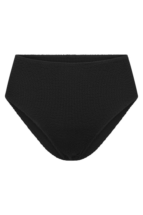 RÖSCH Bk-pants, high waist Black Structure