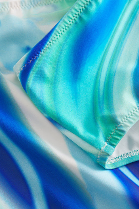 RÖSCH Bk-pants, high waist Ocean Waves