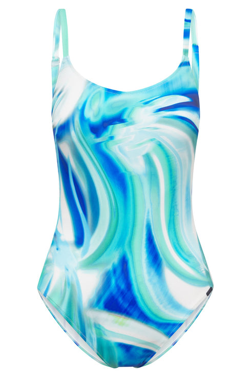 Rösch Badeanzug „Ocean Waves“ – mit Bügel, UBB und verstellbaren Trägern