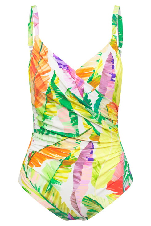 Rösch Badeanzug „Tropical Leaves“ – mit Bügel und Unterbrustband