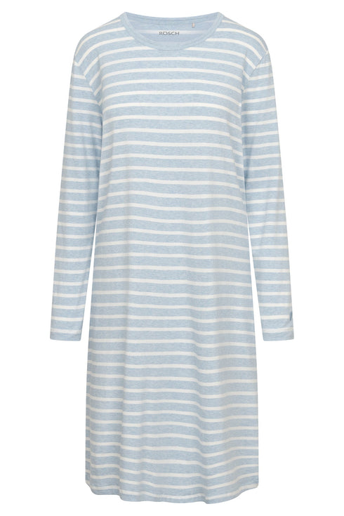 Rösch Damen Langarm-Nachthemd Ringlet Blue