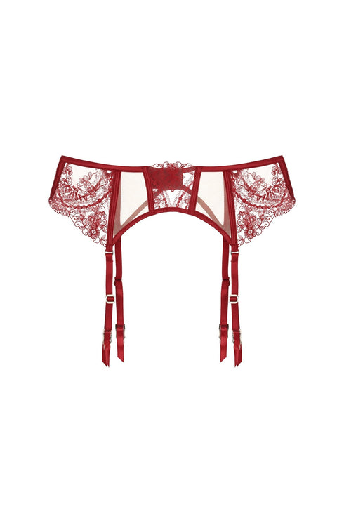 Shikkosa Tattoo Strumpfhalter Red