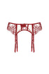Shikkosa Tattoo Strumpfhalter Red