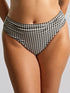 Panache „Gingham“ Gather Brief Bikinihose