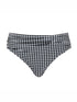 Panache „Gingham“ Gather Brief Bikinihose