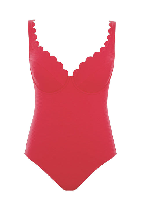 Panache Swim – Spirit „Rita“ Plunge Badeanzug Red