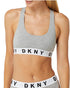 Racerback Bralette Gry/Wht/Blk COZY BOYFRIEND DKNY INTIMATES