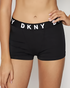 DKNY Intimates Cozy Boyfriend Boyshort Black/White