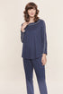 Féraud Damen-Pyjama – Rundhals, Langarm und lange Hose