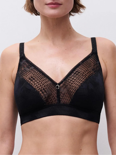Chantelle Intrigue Schwarz Bügelloser BH