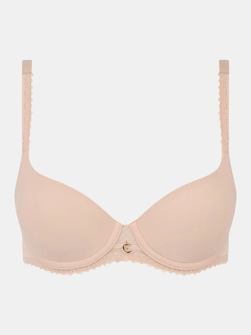 Chantelle Romance Beige Dore Covering T-Shirt BH
